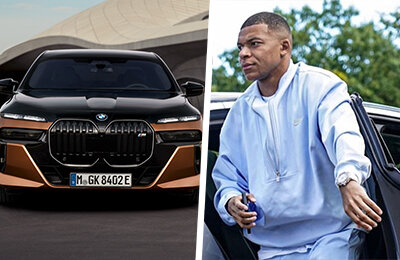 Мбаппе подарили электромобиль BMW за 186 тысяч евро – 9-й в коллекции. Прав у Килиана нет 