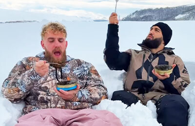 Приключения Джейка Пола в Армении: швырялся черной икрой, получил в подарок «Жигули»