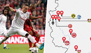 Безумная география «Бенфики» в Германии: играли против 16 клубов из 14 городов!