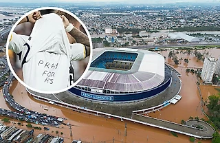 В Бразилии ужас: затоплен даже стадион «Гремио». Родриго поддержал районы бедствия в полуфинале ЛЧ