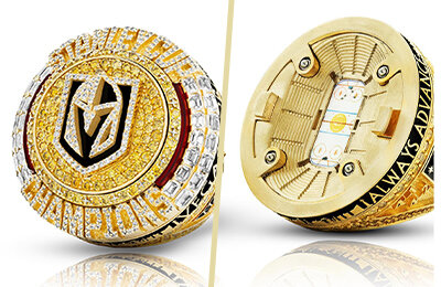 Чемпионские перстни игроков «Вегаса»: больше 100 бриллиантов, а внутри – домашняя арена в миниатюре!
