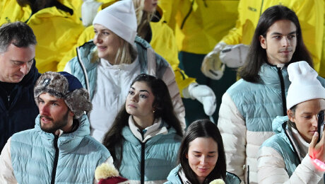 Наши на закрытии Олимпиады: их не показывали, но мы увидели!