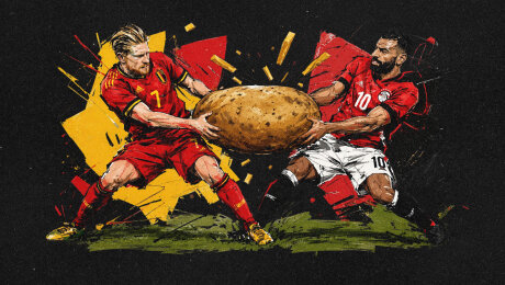 Сегодня на ЧМ – дерби картошки 🇧🇪🇪🇬🍟🥔