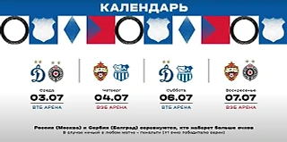 «Динамо» и ЦСКА сыграют с сербскими «Партизаном» и ОФК в «Братском Кубке»
