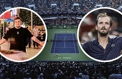 Я выиграл поездку на «Мастерс» ATP в Шанхае и вживую увидел Джоковича, Медведева и Федерера