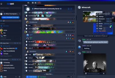 Discord, TeamSpeak