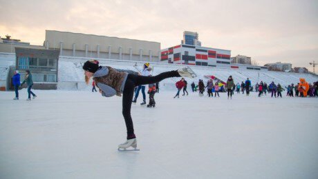 Где покататься на коньках в Екатеринбурге – список лучших катков и ледовых арен