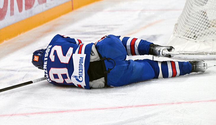 Фотография поста в ленте Новая травма Кузнецова? Легионер «Динамо» врезал ему в пах – а до этого попали по глазу