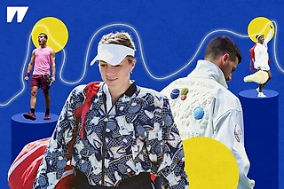 Мода US Open: фестиваль курток и черных нарядов, много красного и сиреневого, Сафин с котятами