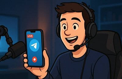 Как стримить из Телеграма? Трансляции прокачали и добавили донаты