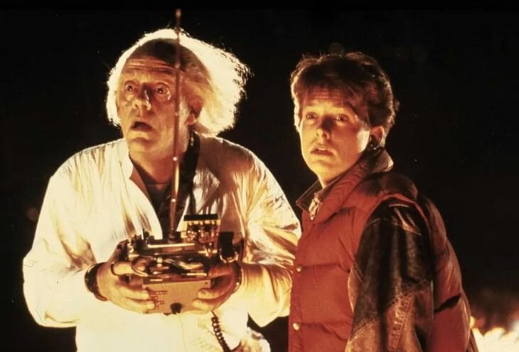 Фильмы, Актеры, Назад в будущее, Кристофер Ллойд, Майкл Джей Фокс