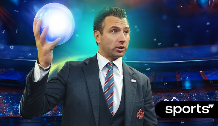 Лучшие игроки СКА получают волшебный шар энергии от Ротенберга. Такого вы еще не видели