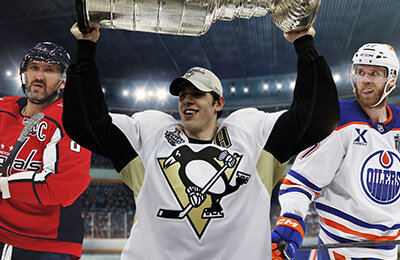 Никита Кучеров, Сидни Кросби, Джек Айкел, Флорида, Коннор Макдэвид, Евгений Малкин, Александр Овечкин, НХЛ, Нэтан Маккиннон, Бостон, Питтсбург, Мэттью Ткачак, Чикаго, Кори Перри, Тампа-Бэй, Вашингтон, Патрик Кэйн, Дэррил Саттер, Эдмонтон