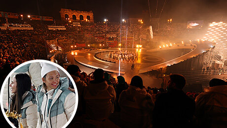 «Я здесь! Все не зря». Наши попрощались с Олимпиадой на античной арене Вероны