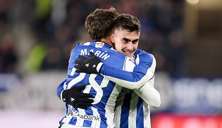 Гол с центра поля в Ла Лиге! Хит партнера Захаряна по «Сосьедаду»