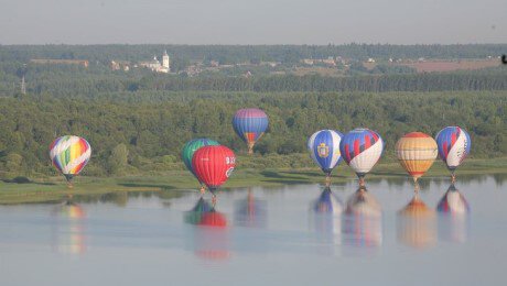 Полет на воздушном шаре в России в 2024 – топ лучших мест