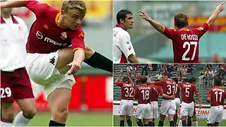 🎥 10 мая 2003 года: первый гол Даниэле Де Росси за «Рому»!