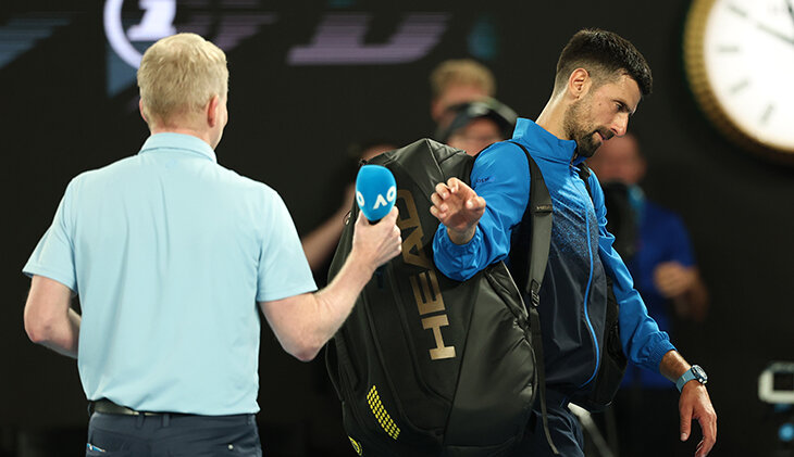 Скандал на Australian Open: Джокович объявил бойкот из-за оскорблений журналиста