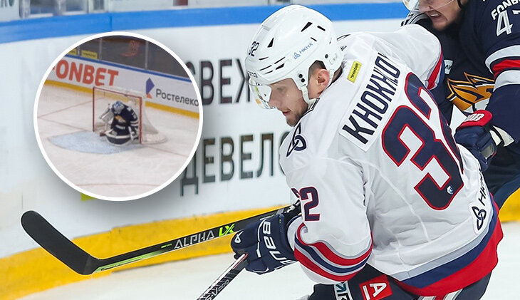 Игрок выбрасывал шайбу из зоны – и случайно забил. Это сравнили с голом Маркова в финале Евролиги!