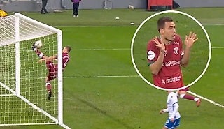 Суперсэйв дня: в полете через себя с самой-самой-самой линии! Нижегородов-сын блеснул – и удалился