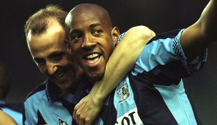 премьер-лига Англия, Мустафа Хаджи, Гари Макаллистер, Ковентри, Гордон Стракан, Дион Даблин