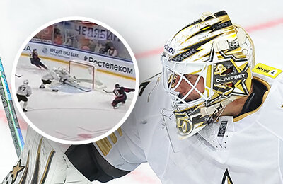 Чудо-сэйв вратаря «Адмирала» – остановил лучшего снайпера сезона КХЛ