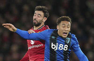 4:4 – концерт «МЮ» и «Борнмута»! За шесть минут – из 2:1 в 2:3, за две – из 2:3 в 4:3