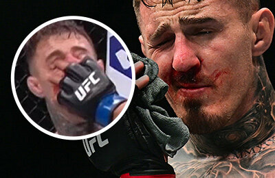 Тычок в глаз, который сорвал титульник UFC. Грязь?