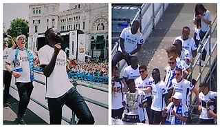 Лучшее фото и лучшее видео с чемпионского парада &#171;Реала&#187; - Рюдигер, как всегда, главная звезда