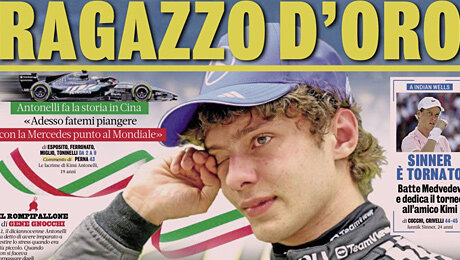 «Золотой мальчик!» Италия рада за Антонелли: от Синнера до премьер-министра