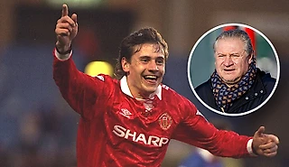 Канчельскис в гостях на базе «МЮ». Теплая встреча с подарком в память о трофейном сезоне