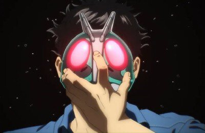 Тандзабуро Тодзима хочет стать Наездником в маске, Трейлеры фильмов, Аниме