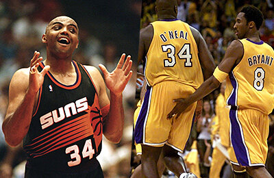 Мозес Мэлоун, Чарльз Баркли, Стефен Карри, Кевин Лав