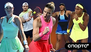 Наряды Australian Open: много красного и сиреневого, кроссовки с подсолнухами и шорты со спартанцами