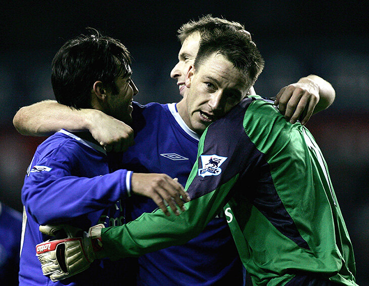 спортивные тесты, Челси, ретро, премьер-лига Англия, Карло Кудичини, Петр Чех