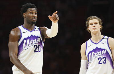 Юсуф Нуркич, Кейонте Джордж, Адам Сильвер, Уилл Харди, Юта, Эйс Бэйли, Дэнни Эйндж, Лаури Маркканен, Джарен Джексон-младший