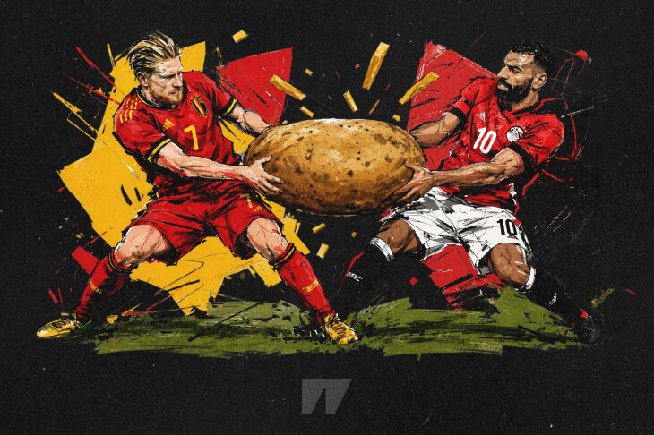 Сегодня на ЧМ – дерби картошки 🇧🇪🇪🇬🍟🥔