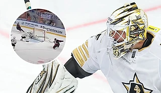 Чудо-сэйв вратаря «Адмирала» – остановил лучшего снайпера сезона КХЛ