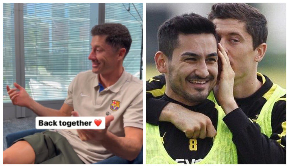 «Кто бы мог подумать?» «Барселона» сняла забавный ролик о воссоединении Гюндогана и Левандовского