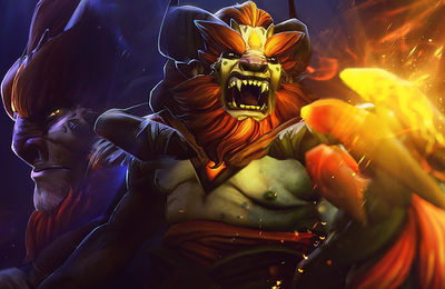 Ogre Magi, Earthshaker, Lion, Pudge, Monkey King