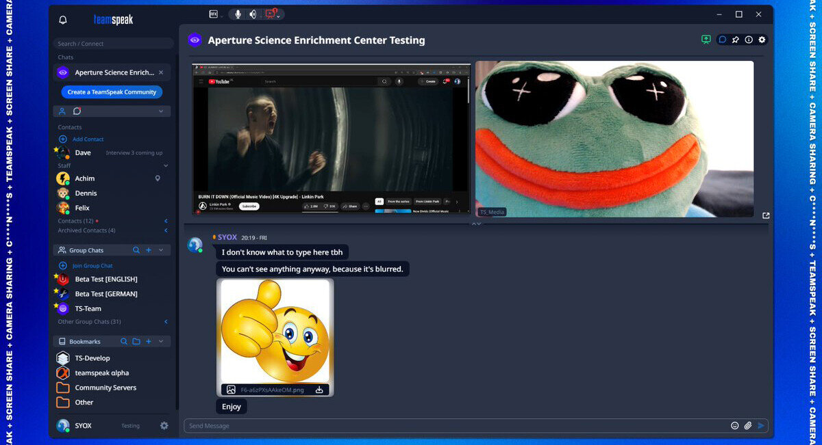 TeamSpeak получит крупнейшее обновление. Добавят демонстрацию экрана и улучшат звук