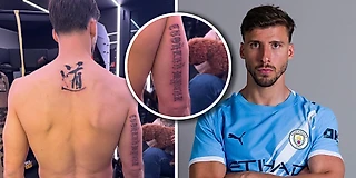 Рубен Диаш – стойкий мужик. Такую надпись на русском он набил на руке!😮🔥