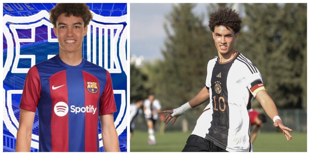 «Барселона» подпишет Дарвиха – капитана сборной Германии U17. А теперь посмотрите на детские фото игрока