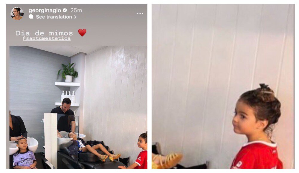 Дочку Криштиану Роналду заметили в футболке «Ливерпуля»: угадаете, чья фамилия у нее на спине?