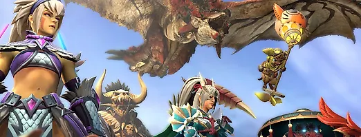 Все новые сеты и стили из коллаборации Доты и Monster Hunter