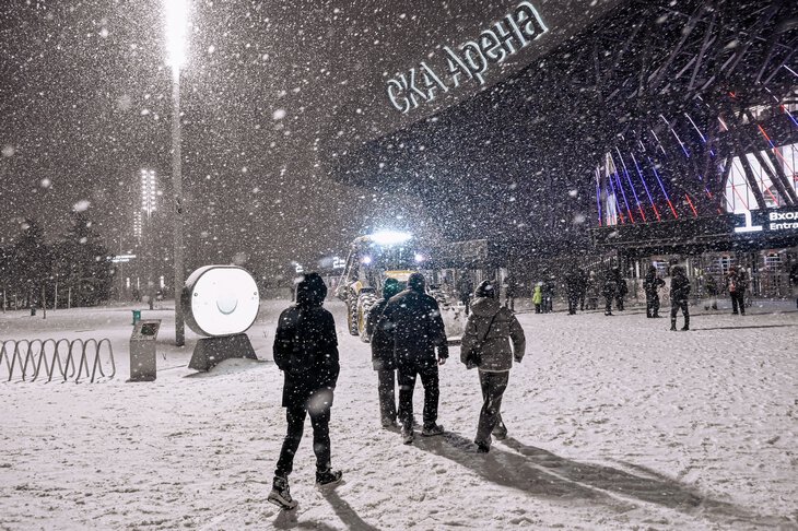 Фотография поста в ленте СКА меняет 21-тысячную арену на «Ледовый» – якобы из-за реконструкции метро. Так ли это на самом деле?
