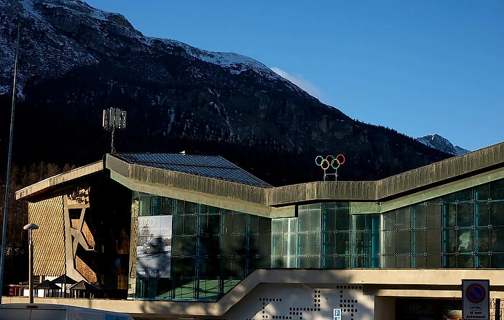 Фото олимпийского стадиона Кортина-д’Ампеццо (область Венето)