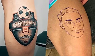 Статуя Христа-Искупителя и автограф Роналдиньо. Узнай звезду медиафутбола по тату!