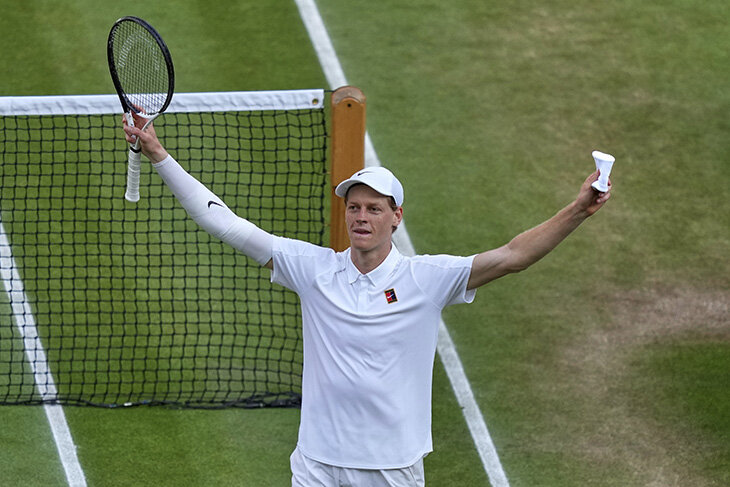 А помните, как Синнер чуть не вылетел от Димитрова?