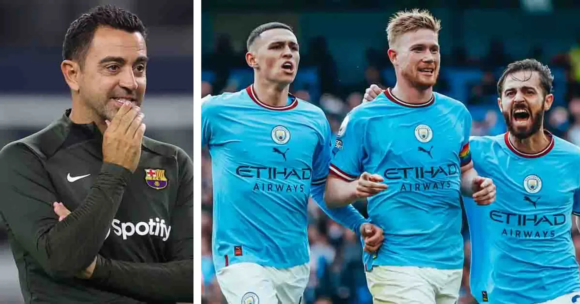 Клубы, Бернарду Силва, Барселона, Жоау Канселу, Хави, Манчестер Сити